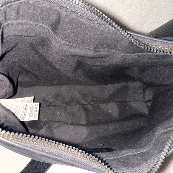 Black Shoulder Bag with Gold Hardware - Picture 6 of 6